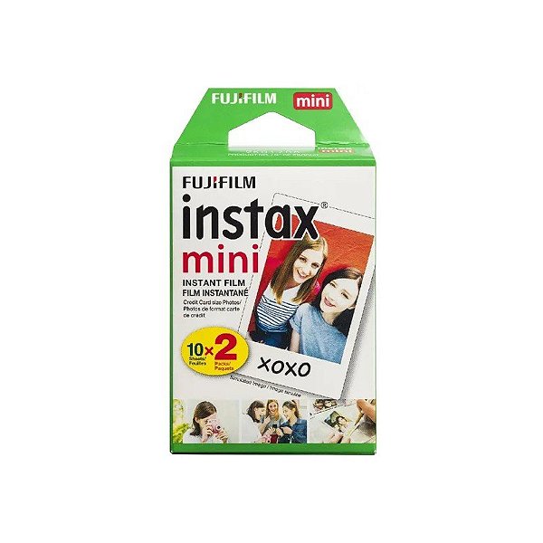 Filme Fujifilm Instax Mini de 8,6x5,4 cm (20 unidades)