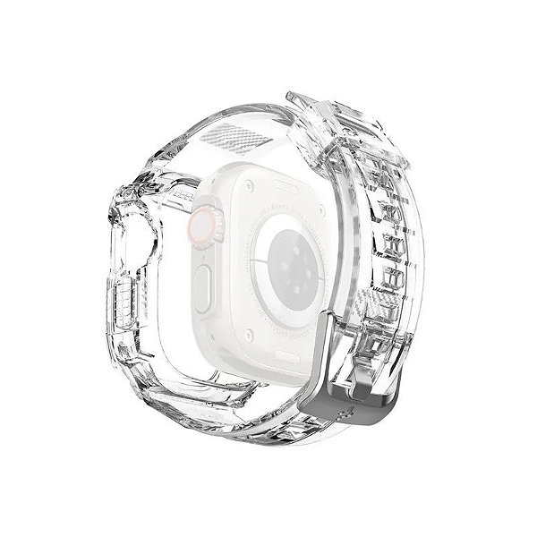 Pulseira Spigen para Apple Watch 49MM Rugged Armor Pro ACS05461 - Cristal Transparente