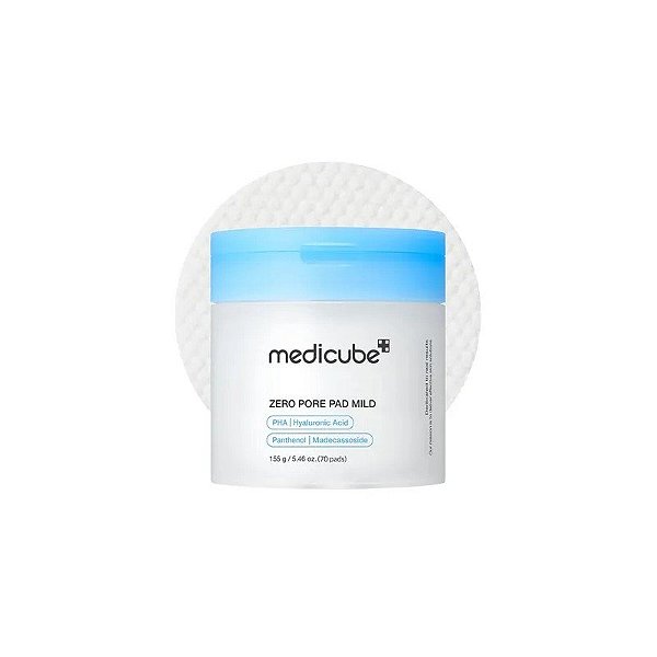 Almofadas Suaves Zero Pore Pad Medicube 155g 70 Almofadas