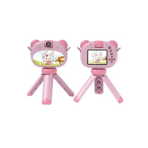 Câmera Infantil Satellite A-DV1006 com Tripé - Rosa