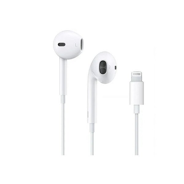 Fones de Ouvido Apple Earpods Lightning MWTY3ZM/A - Branco