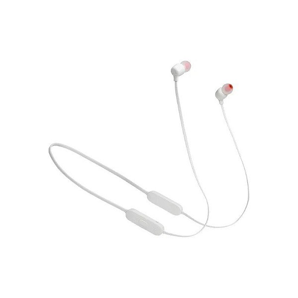 Fone de Ouvido Sem Fio JBL Tune 125BT com Bluetooth/Microfone - Branco