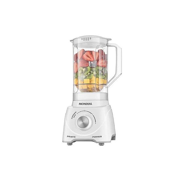 Liquidificador Mondial L-97-W Pratic Power com 550W/2,2L/220V - Branco