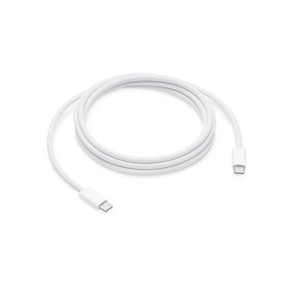 Cabo USB-C para USB-C Apple MYQT3ZM/A 2 Metros 240W - Branco