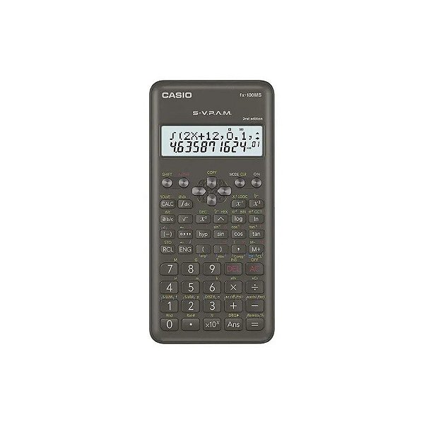 Calculadora Casio FX-100MS 2DA Edição Preta