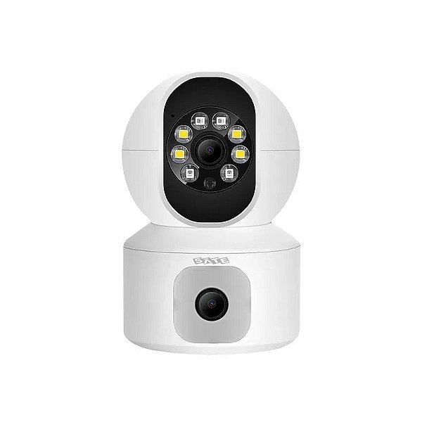 Câmera IP Satélite A-CAM001 2 Lentes HD 2 MP/Wi-Fi/Microsd/360° - Branco