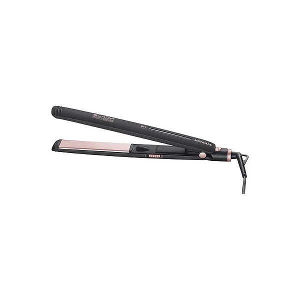 Prancha Alisadora Mondial Black Rose P-27 com 220ºC/35W/Bivolt - Black Rose
