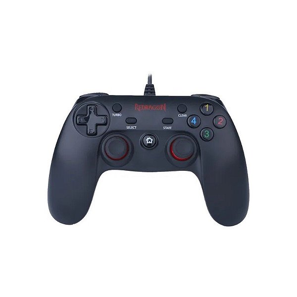Controle Redragon Saturn G807 com Cabo USB de 1,5 Metros - Preto