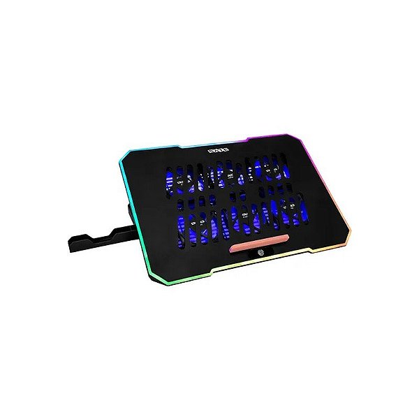 Cooler para Notebook Satellite A-CP23 com 6 Ventiladores/2800 RPM/USB/RGB - Preto