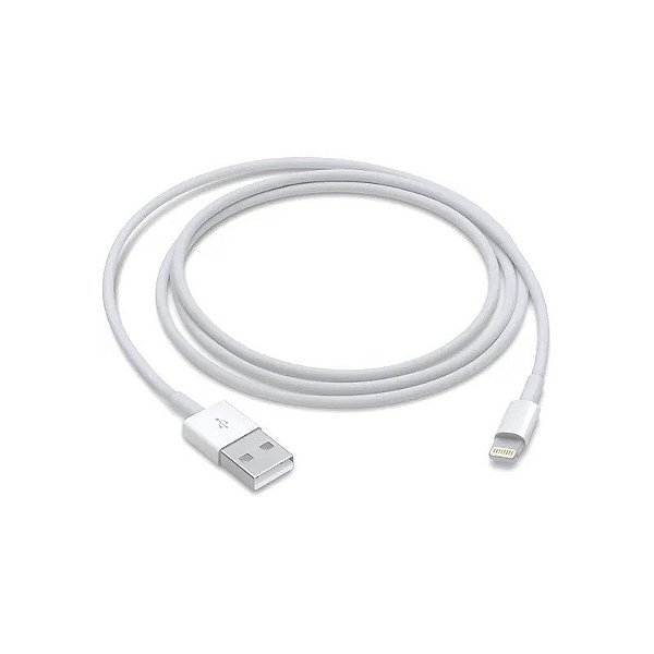 Cabo Apple MXLY2AM/A USB A Lightning (1 Metro) - Branco