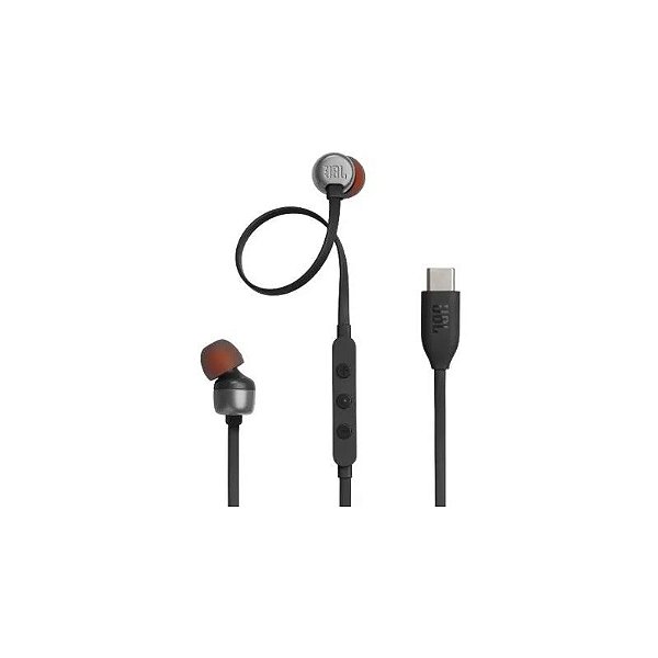 Fone de Ouvido JBL T310 USB com Microfone - Preto