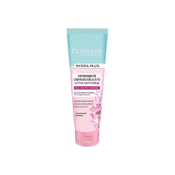 Creme Limpador Clinians Hydra Plus Attiva Antiestresse Peles Secas e Sensíveis - 150ML