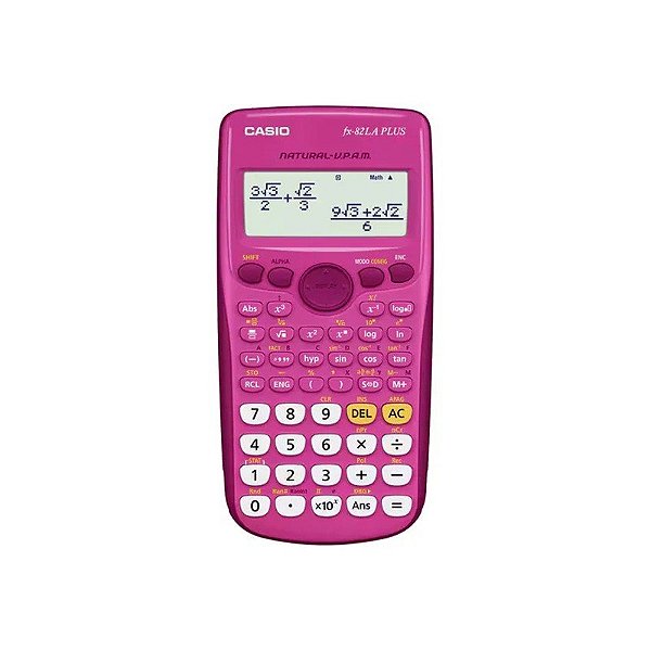 Calculadora Científica Casio FX-82LA Plus Rosa