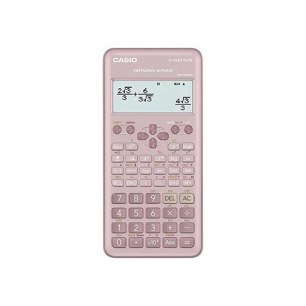 Calculadora Casio FX-82ES Plus 2ª Edição - Rosa