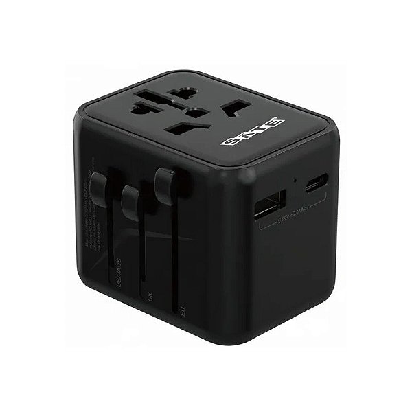 Adaptador de Tomada Universal AD-0002 - Preto