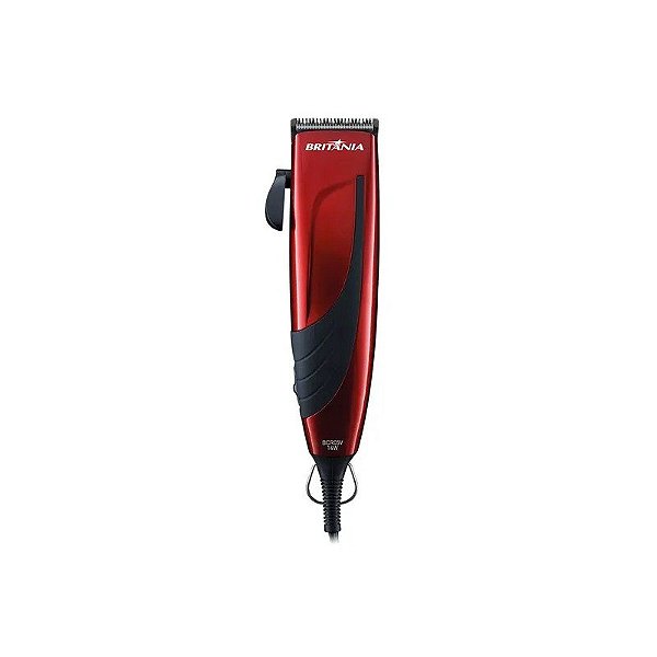 Cortador de Cabelo Britânia BCR05 com Lâminas de Aço/220V - Vermelho