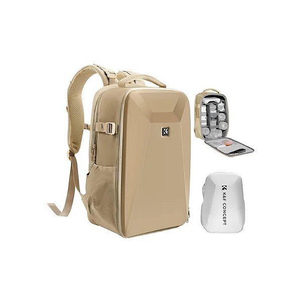 Mochila K&Amp;F Concept (KF13.134V1) Preto-Cinza-Cáqui-Azul-Verde