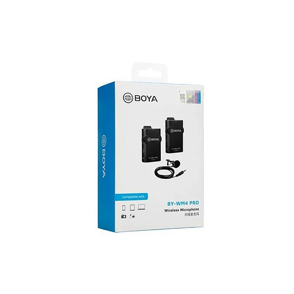 MICOFONE DE LAPELA BOYA BY-WM4 PRO
