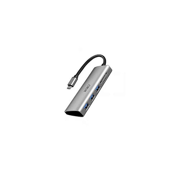 Hub Wiwu Alpha A532ST Cinza