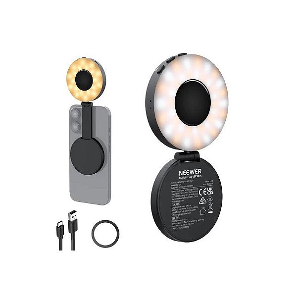 Luz LED Mini Neewer NL-40R Magnética 10106477