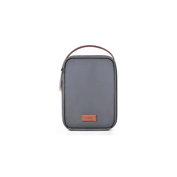 Estojo Minimalista de Viagem Wiwu Cinza