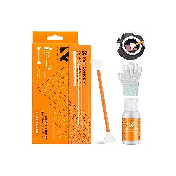 Kit de Limpeza de Sensor Full-Frame K&F SKU-1617