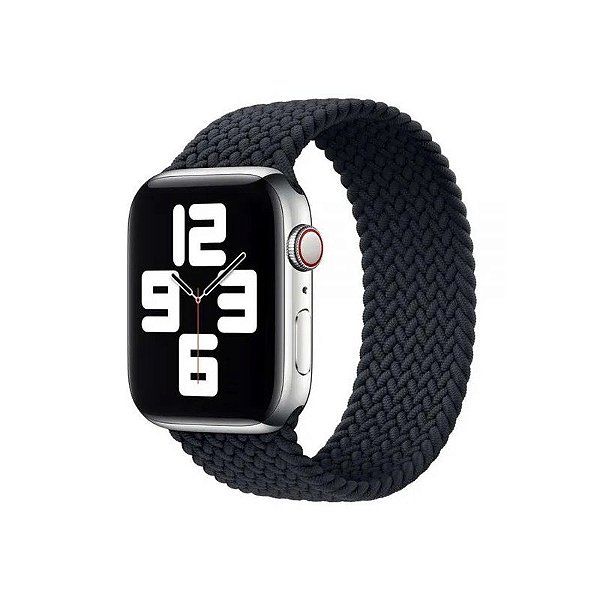 Pulseira Wiwu Band Trançada 38-40MM Preta