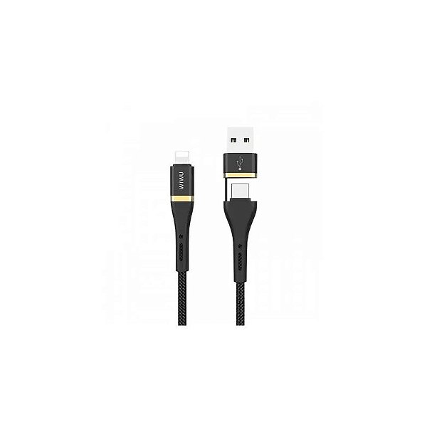 Cabo Wiwu ED-105 Preto 1,2 cm