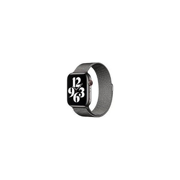 Pulseira Wiwu Band Minalo Aço Inoxidável 42-44MM Preta