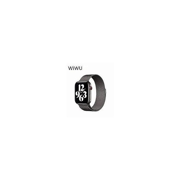 Pulseira Wiwu Band Minalo Inox 38-40MM Preta