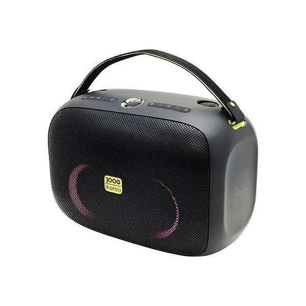 Caixa de Som Joog Bold XS-1000 300W TWS com 2 Microfones Sem Fio