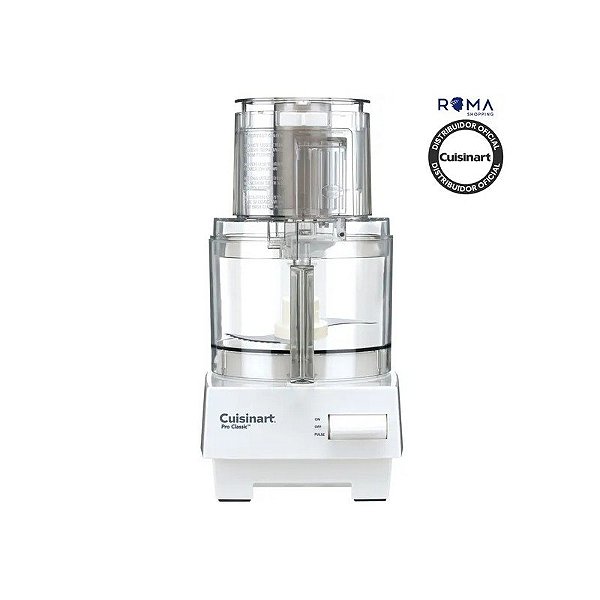 Processador de Alimentos Cuisinart DLC-10SYP1 Pro Classic 7 Xícaras 600W 110V Branco