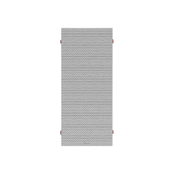 Caixa de som para embutir Klipsch PRO-25-RW-LCR retangular 94dB 300W pico branco 5,25" (peça)