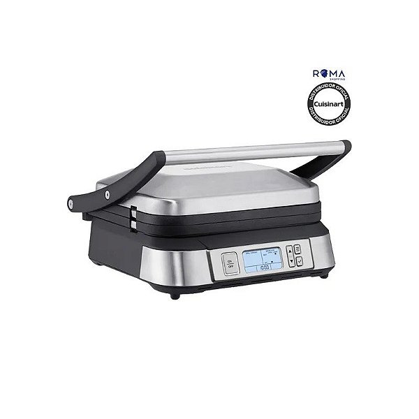 Churrasqueira Grill Digital Cuisinart GR-6SNASC com Modo Sem Fumaça 110V