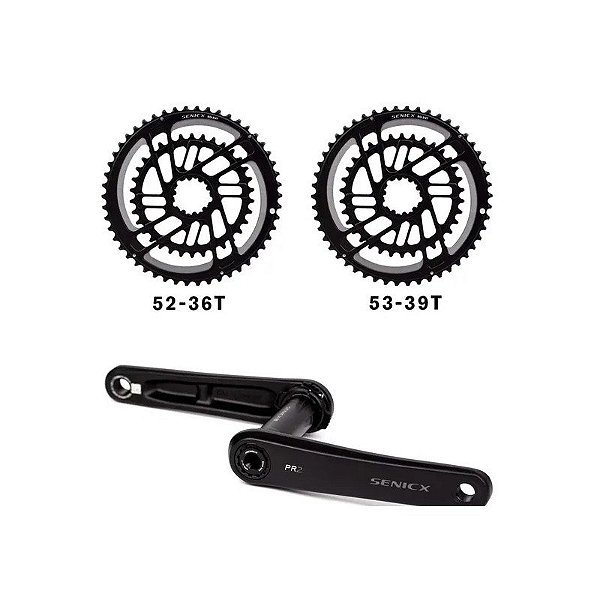 Bike Crankset Road Senicx PR2 11V 52/36T X 170 -
