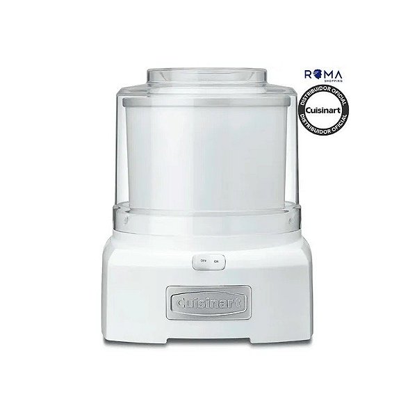 Sorveteira Cuisinart ICE-21BR Frozen Iogurte 1.5L 110V Branco