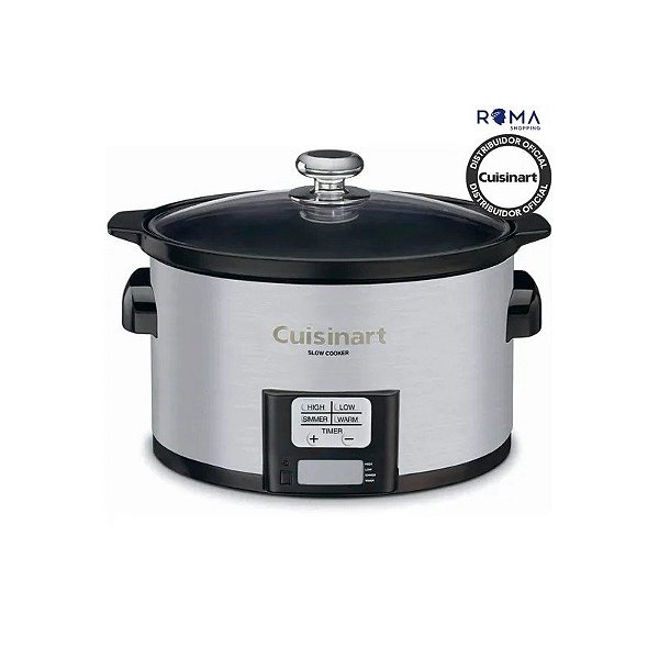 Panela Elétrica Cuisinart PSC-350 Programável Digital Cerâmica 3.5L Inox 110V