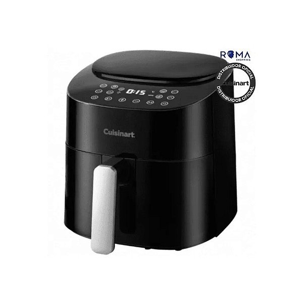 Fritadeira Elétrica Cuisinart AIR370BRFP Cesto Digital 1800W 4.2L - Preto