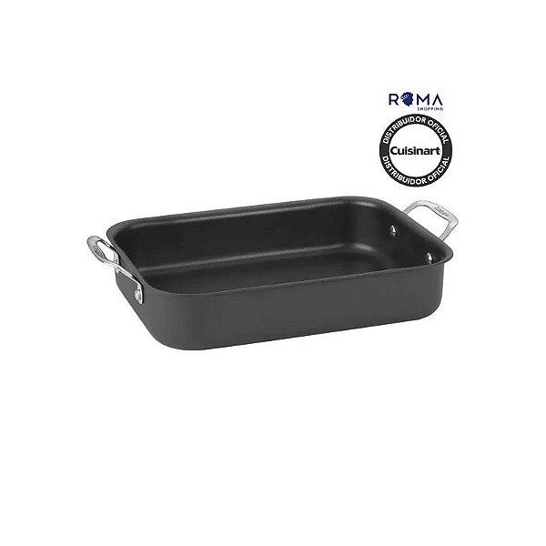 Forma de Lasanha Cuisinart 6117-14P1 Chef's Classic Antiaderente 35cm Preto
