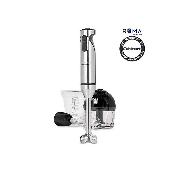 Misturador de Mão com Triturador de Vegetais Cuisinart CSB-85BRB 2 Velocidades 220V