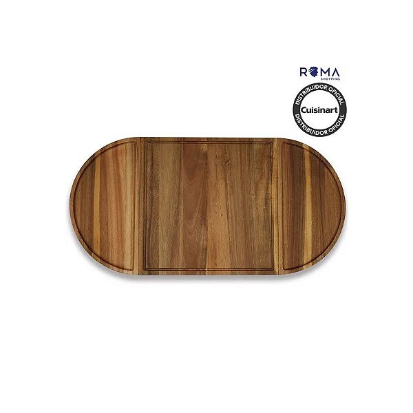Tábua de Corte Oval Cuisinart CWB-Amoc Madeira de Acácia