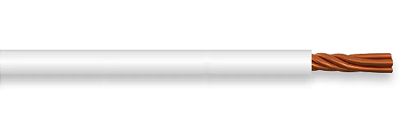 Cabo de cobre isolado em silicone 1x0,5mm² 200º 750V