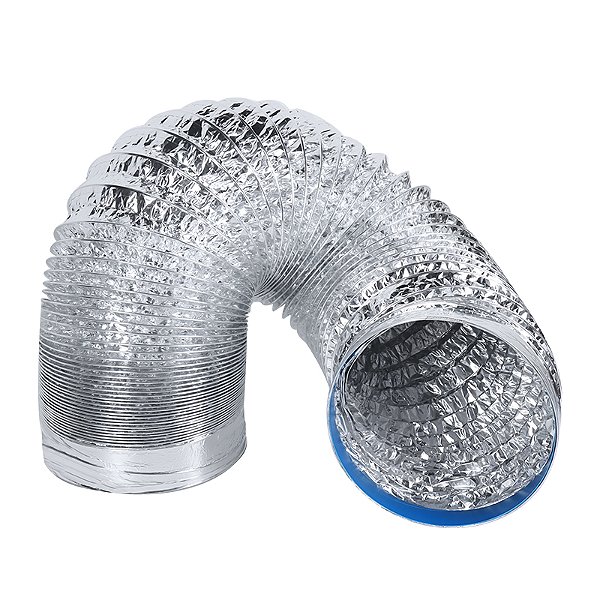 Duto Aluminizado Flexivel 100, 150 e 200mm - 2,5 metro