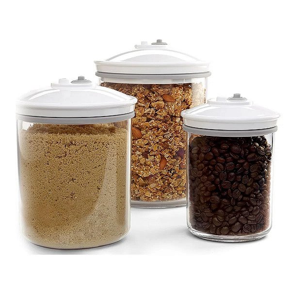 Conjunto de 3 Potes Para Seladora Oster FoodSaver