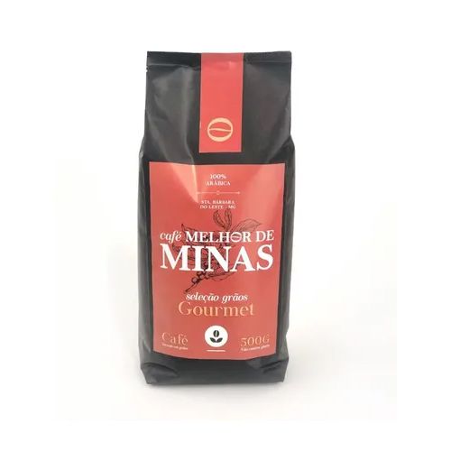 Café Melhor De Minas Gourmet Torrado em Grãos  kit 10 Pct 500Gr
