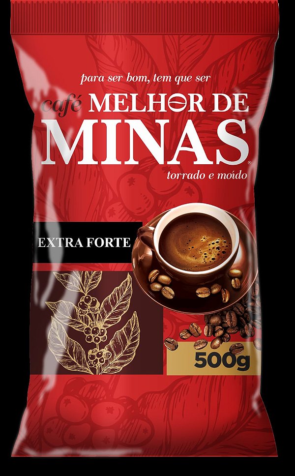 Café Melhor De Minas Extra Forte Torrado e Moido Pct 500Gr