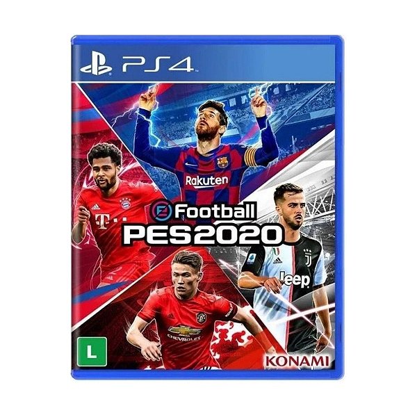 Jogo eFootball PES 2020 PS4 Mídia Física Original (Seminovo)