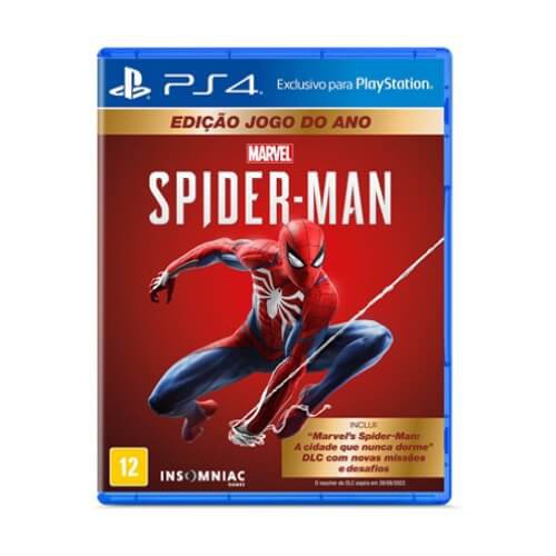 Jogo Marvel's Spider-Man GOTY PS4 Mídia Física Original (Seminovo)