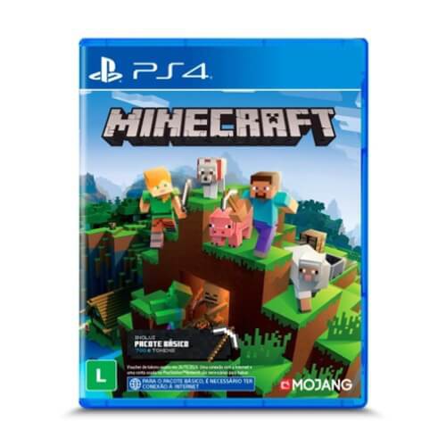 Jogo Minecraft PS4 Mídia Física Original (Seminovo)