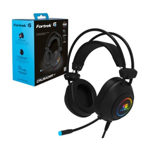 Headset Gamer RGB Crusader - Fortrek